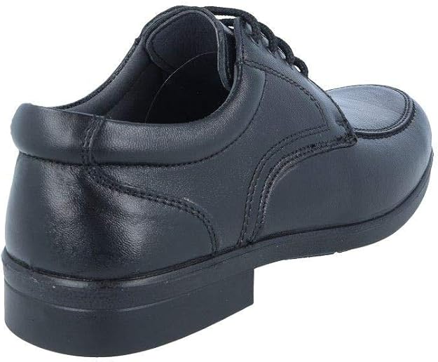 LUISETTI 1421 Uomo Scarpa Derby con Lacci Pelle Nera Classica