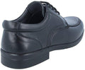 LUISETTI 1421 Uomo Scarpa Derby con Lacci Pelle Nera Classica