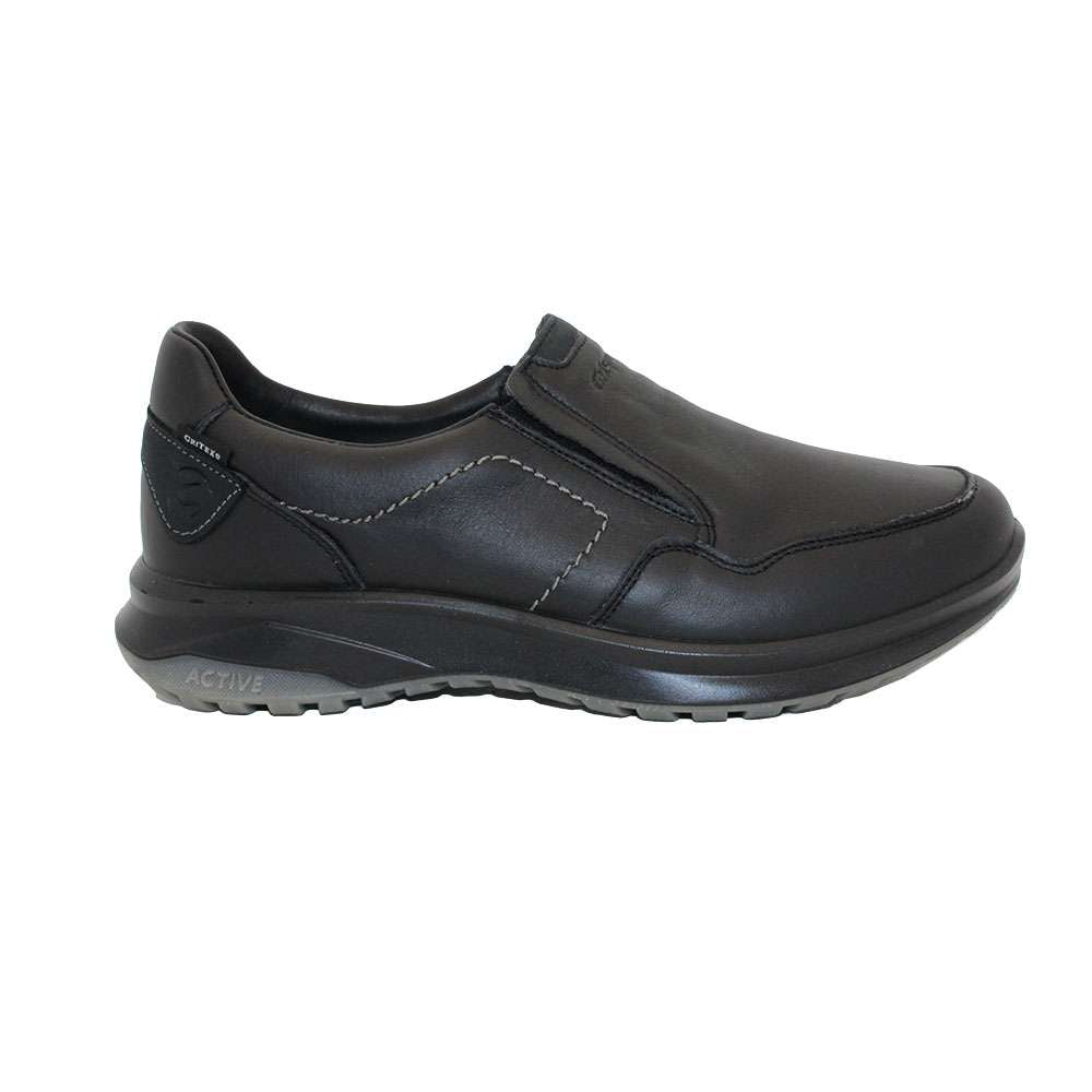 scarpa uomo  invernale slip on grisport nero art 44107a2g impermeabile gritex