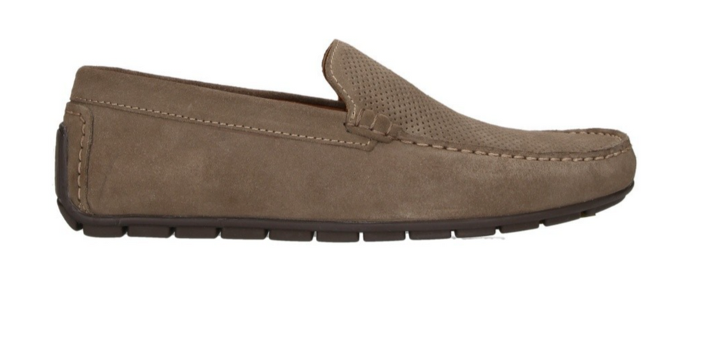 ULTIME COPPIE DISPONIBILI - Mocassini Uomo Oxford Street in Camoscio con Rialzo