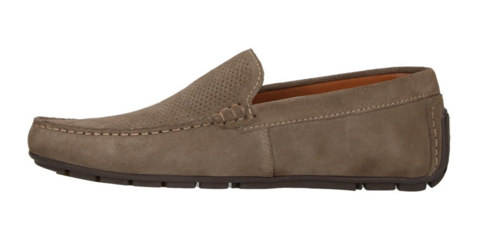 ULTIME COPPIE DISPONIBILI - Mocassini Uomo Oxford Street in Camoscio con Rialzo
