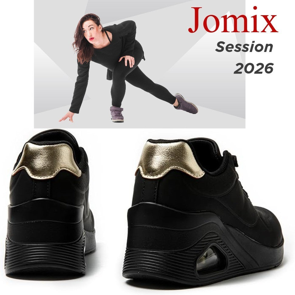 SCARPE DONNA JOMIX - NERO- ZEPPA - TAGLIA 50 - ULTIMI PEZZI ASSOLUTI! 🔥