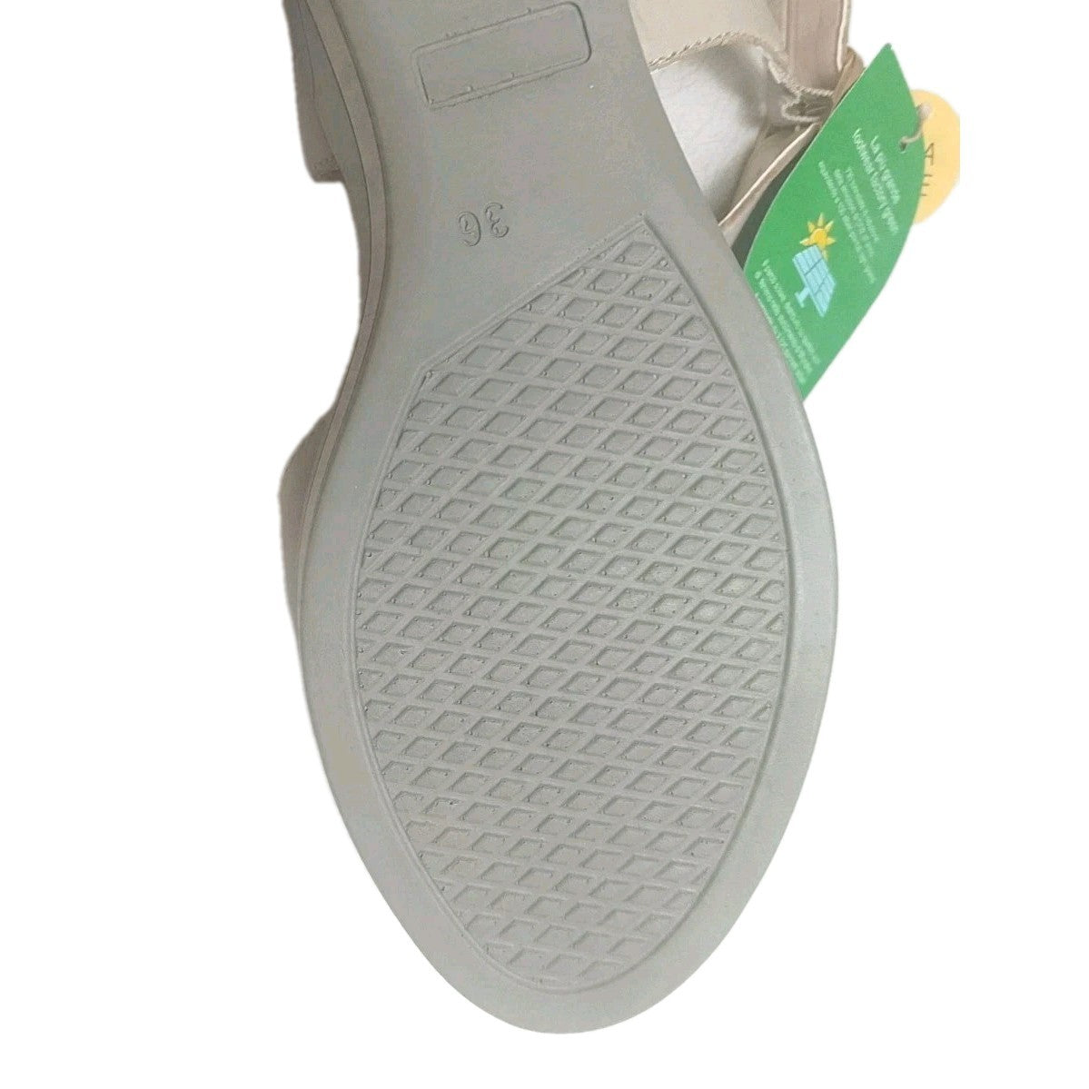 Sandali Donna Vera Pelle Nanook Triscari 1922 Zeppa 6 cm Beige Memory Comfort El
