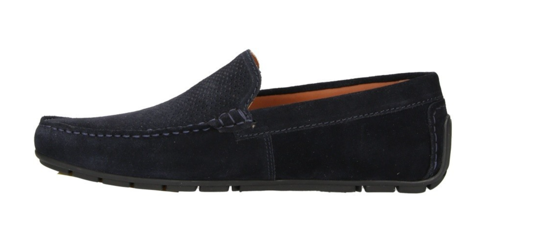 ULTIME COPPIE DISPONIBILI - Mocassini Uomo Oxford Street in Camoscio con Rialzo
