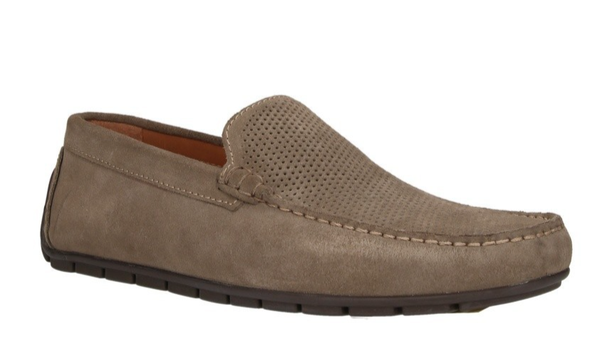 ULTIME COPPIE DISPONIBILI - Mocassini Uomo Oxford Street in Camoscio con Rialzo