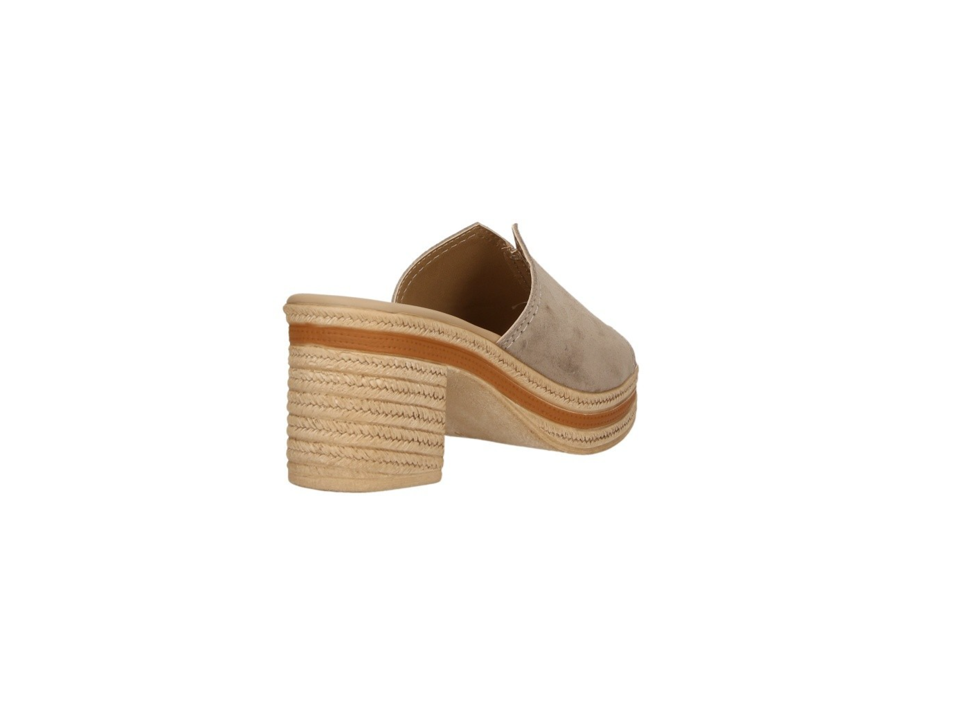 Florali' TF01 Terra – Ciabatta con Tacco Donna | Camoscio Beige | Made in Italy