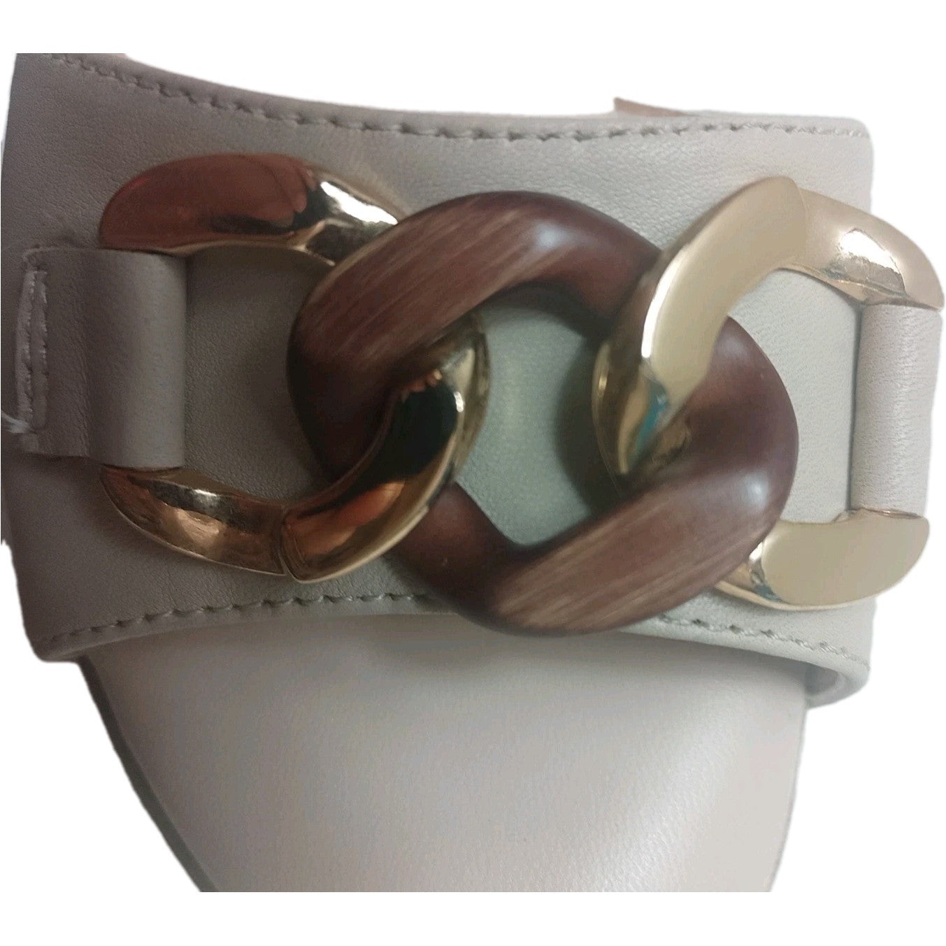 Sandali Donna Vera Pelle Nanook Triscari 1922 Zeppa 6 cm Beige Memory Comfort El