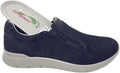 GRISPORT 43826V38 UOMO - Mocassino Slip-On SCAMOSCIATO BLU HECTOR VESUVIO + Beig