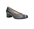 Scarpe Décolleté Donna Vera Pelle Nappa Blu – Plantare Memory Foam e Gomma Antis