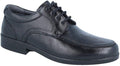 LUISETTI 1421 Uomo Scarpa Derby con Lacci Pelle Nera Classica