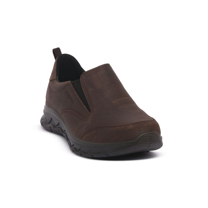 slip on grisport art 44526t5 nabuk ingrassato  t moro memory
