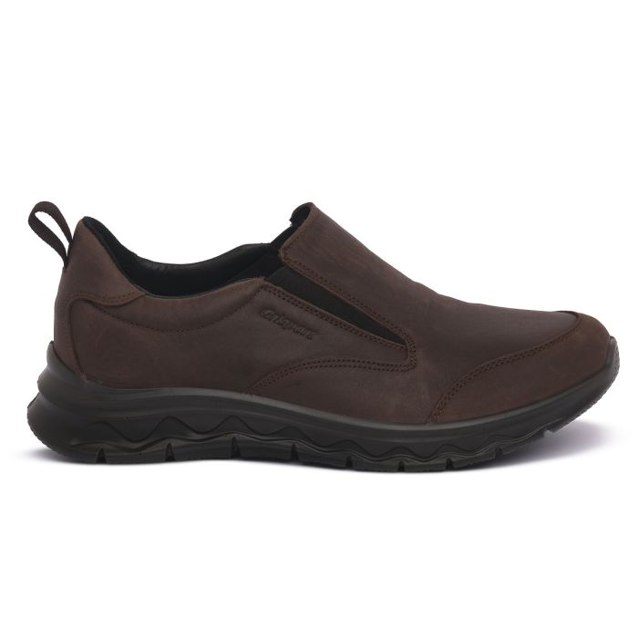 slip on grisport art 44526t5 nabuk ingrassato  t moro memory