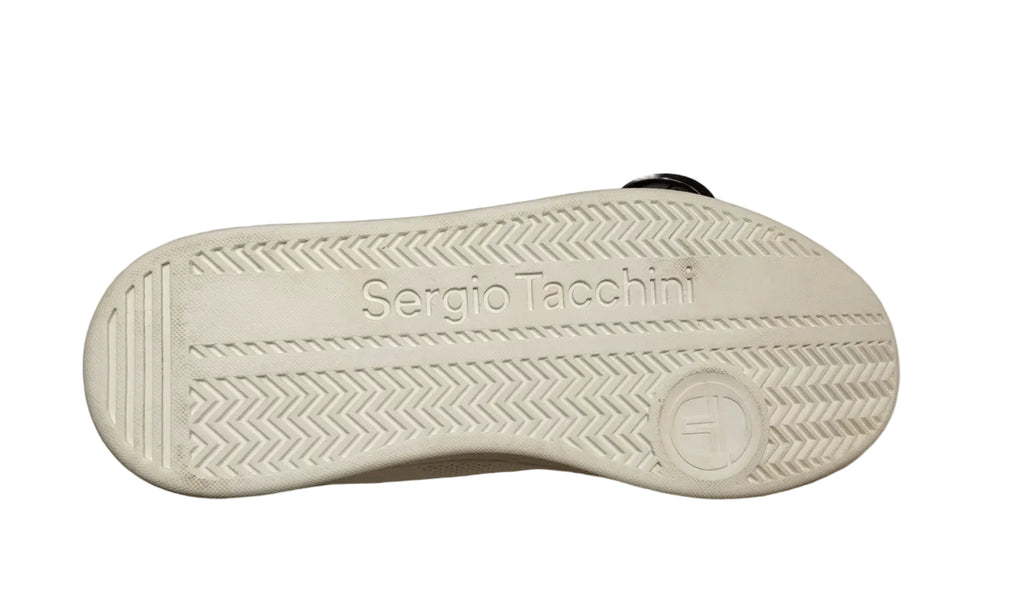 Sneakers donna bianco  da tennis con logo sergio tacchini