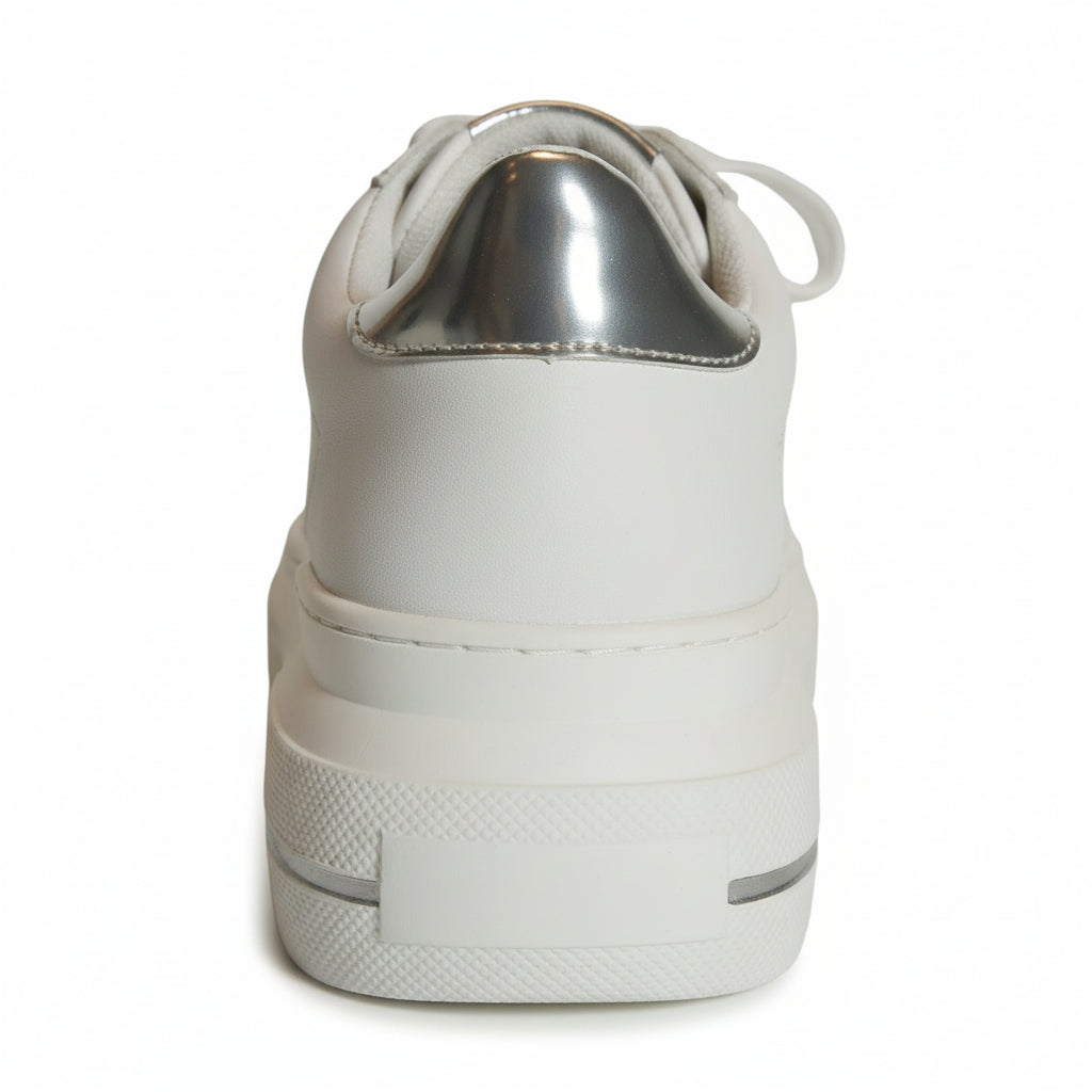 Sneakers Wcubed Art. 44035 bianche con platform