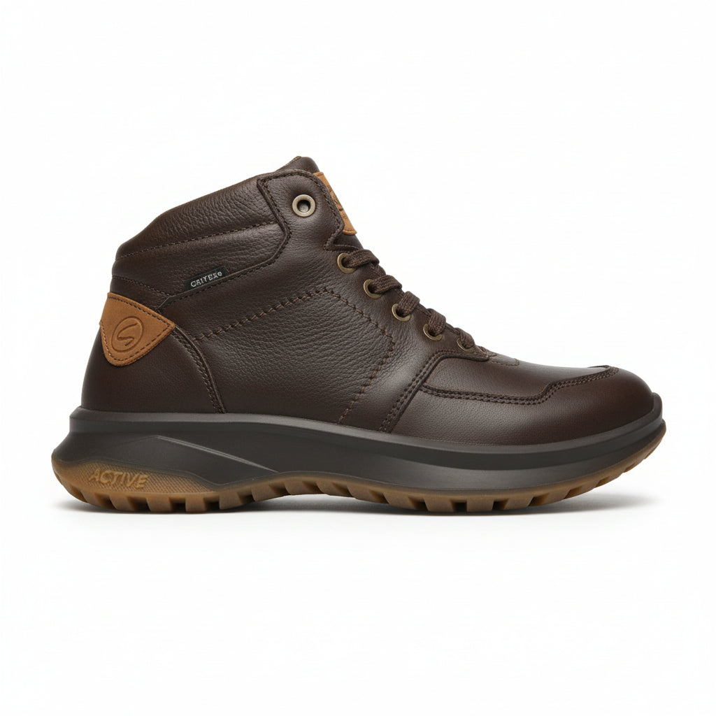 Grisport 44113A3G Scarponcini Uomo Testa di Moro Pelle GriTex Nuovi