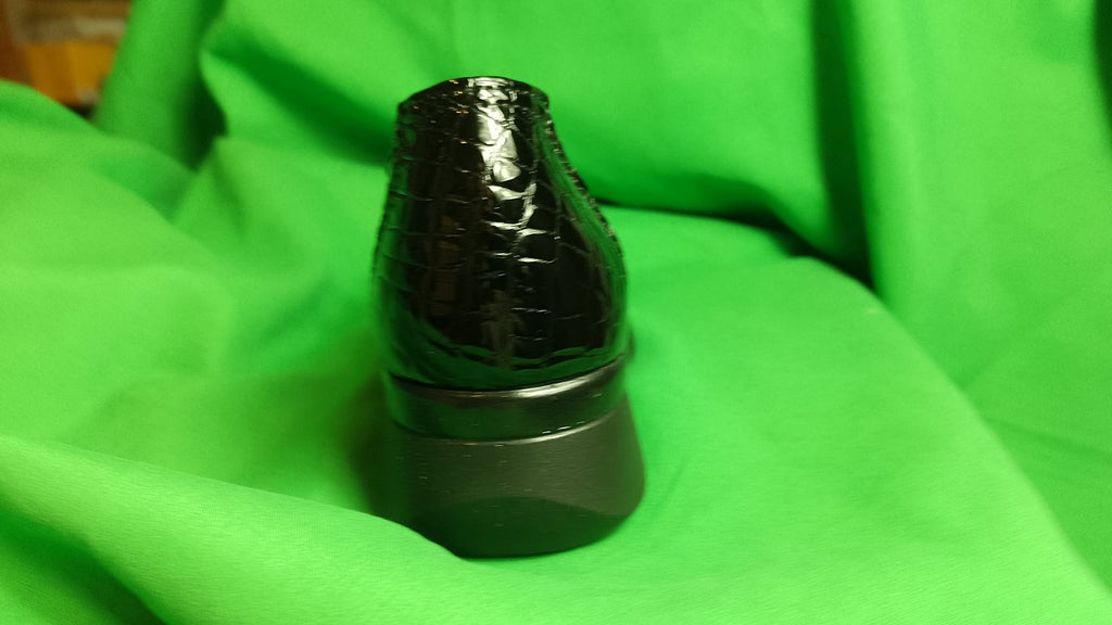 scarpina zeppa nero cocco con zeppa da donna marca stiledivita art 9086