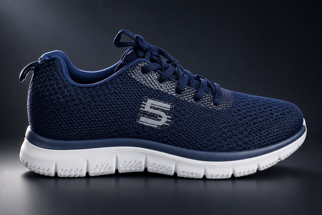 scarpa da uomo  leggera  da passeggio  marca renda art 7890-235 blu