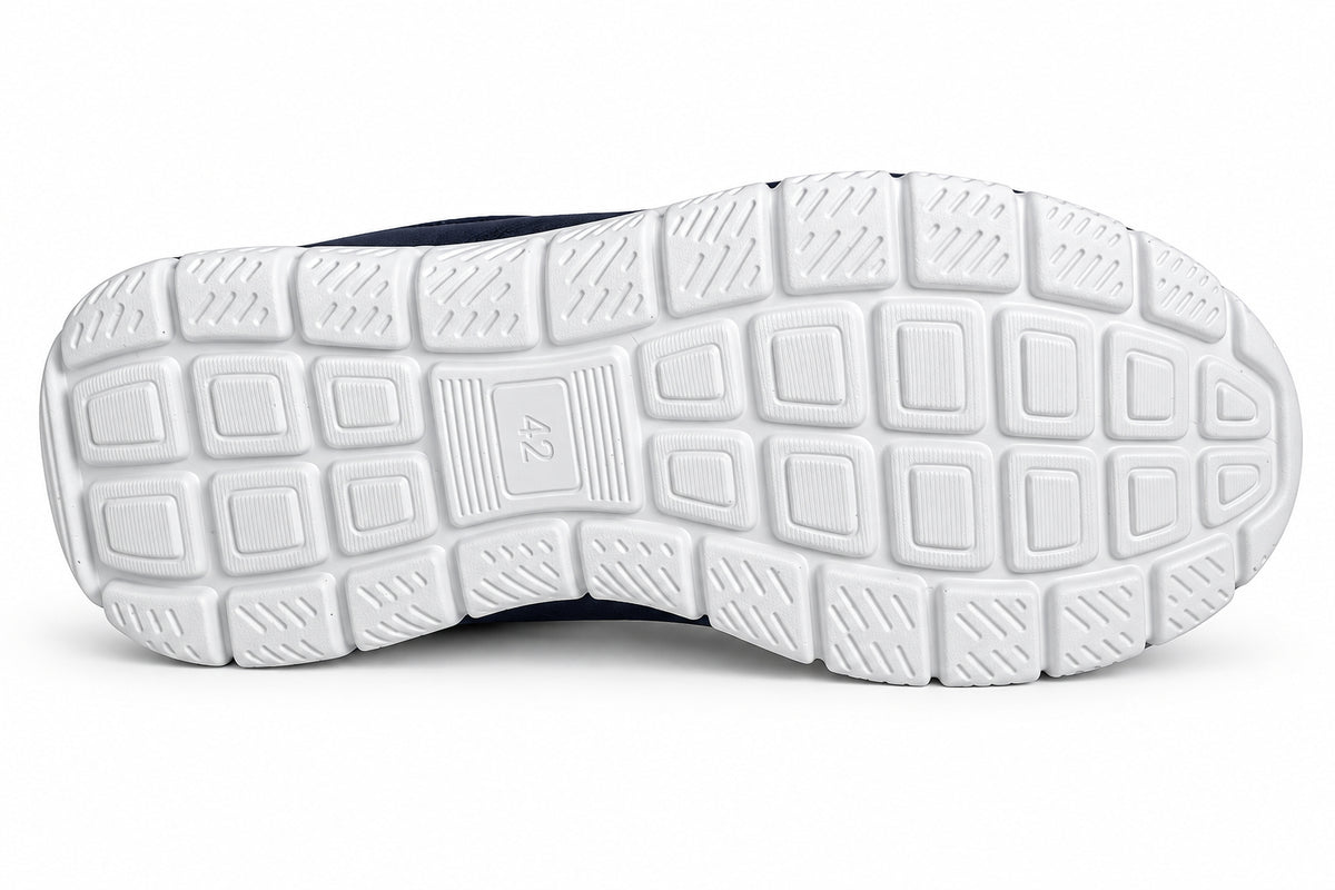 scarpa da uomo  leggera  da passeggio  marca renda art 7890-235 blu