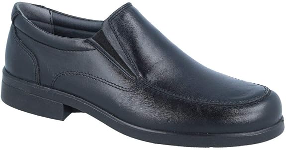 LUISETTI 26850ST Uomo SCARPINA SLIP ON CAPRETTO NERO CLASSICO