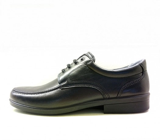 LUISETTI 1421 Uomo Scarpa Derby con Lacci Pelle Nera Classica