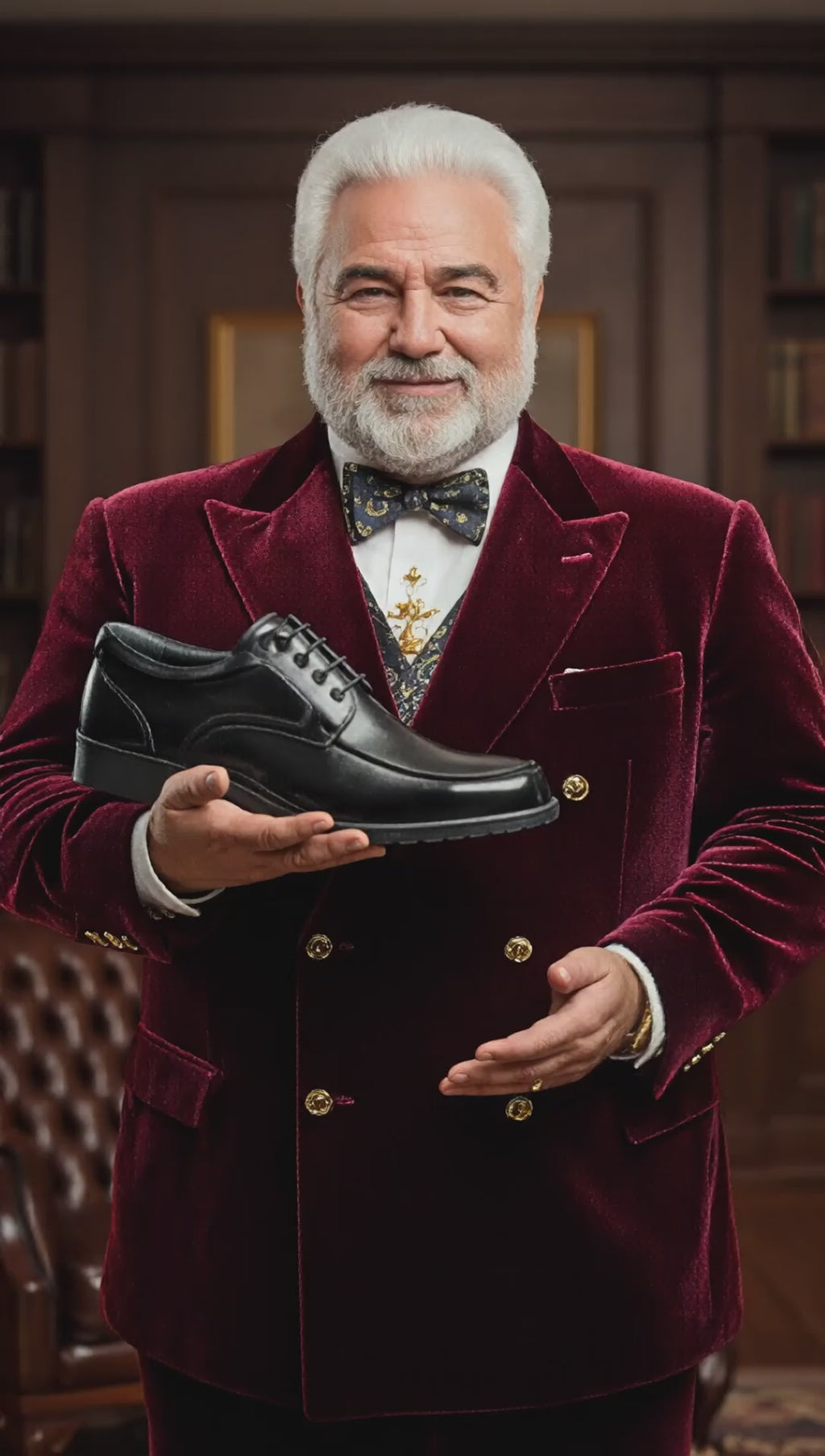 LUISETTI 1421 Uomo Scarpa Derby con Lacci Pelle Nera Classica