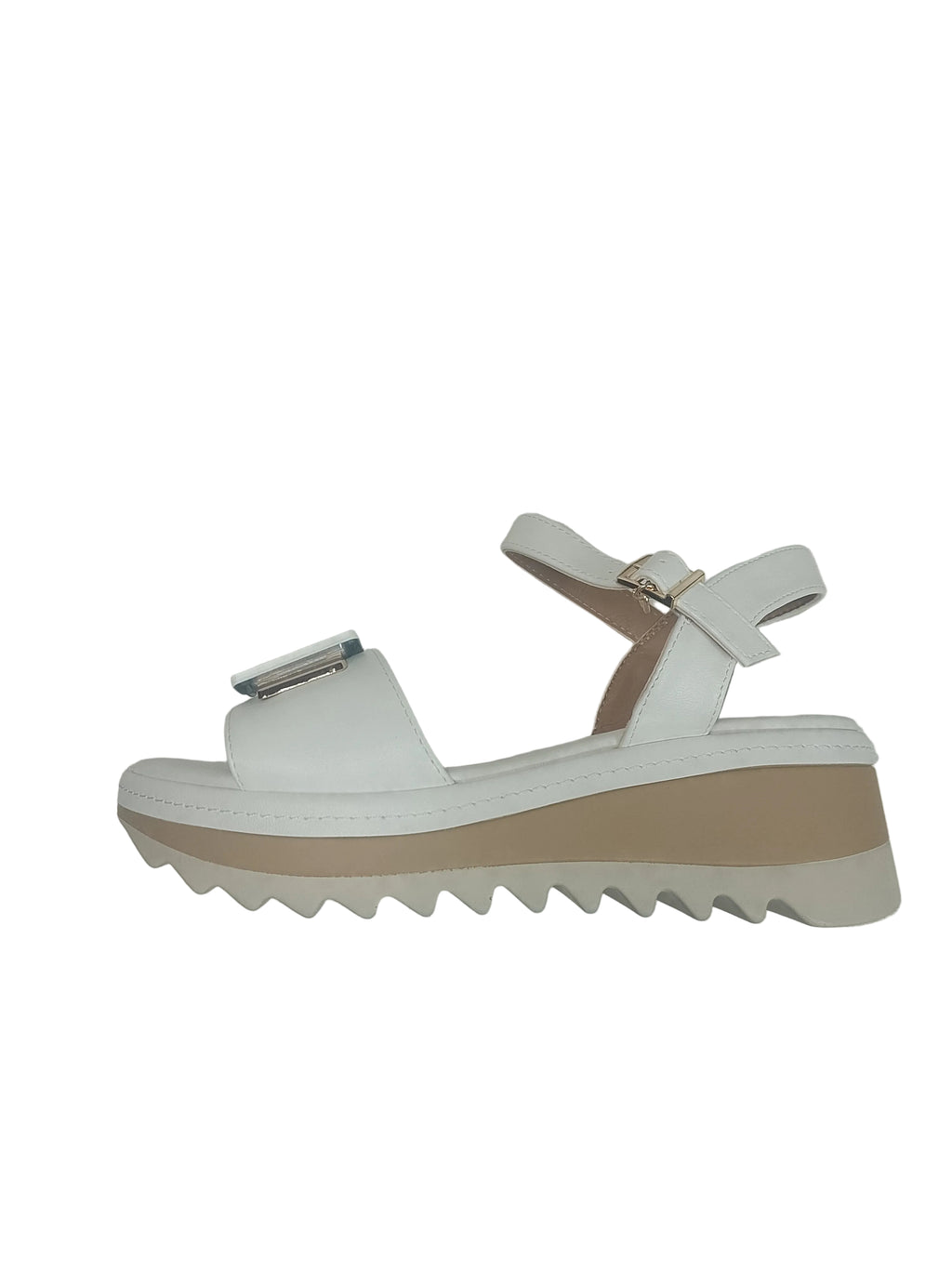 SANDALO DONNA BIANCO WCUBED