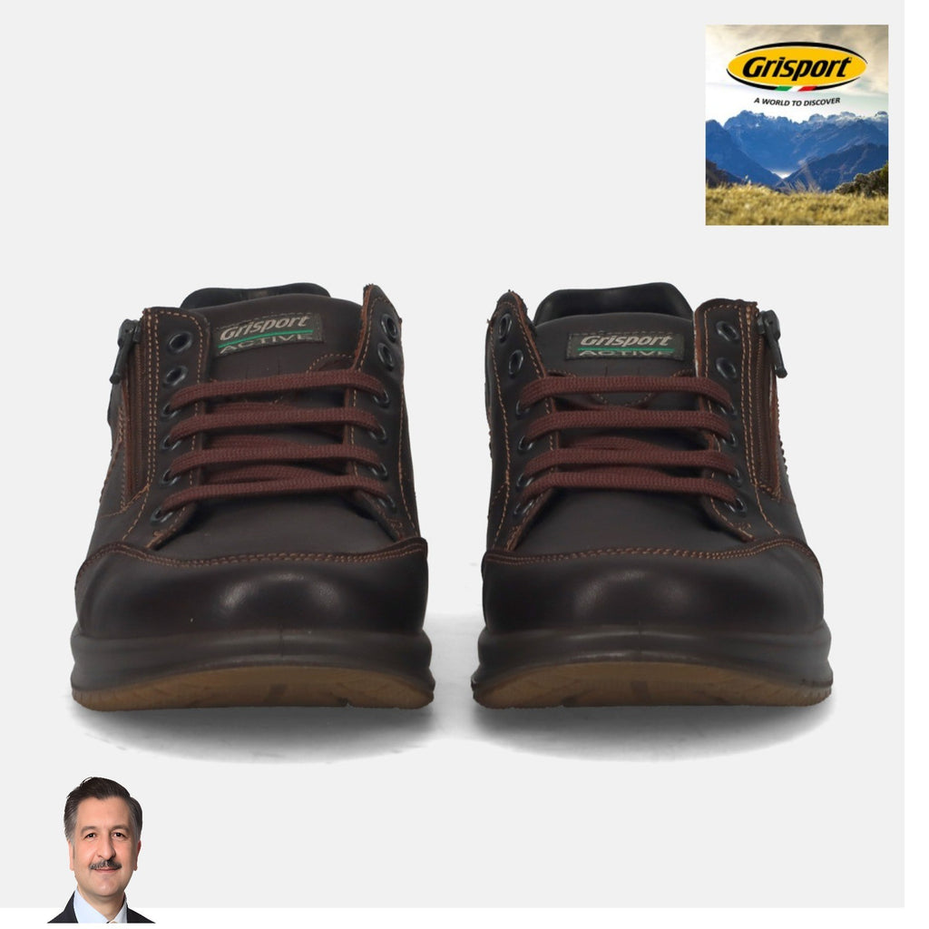Scarpe Uomo Grisport Active 43069T8G T. Moro Touch – Pelle  – Autunno Inverno