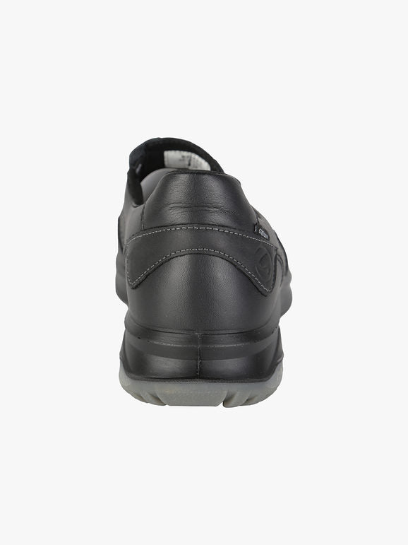 scarpa uomo  invernale slip on grisport nero art 44107a2g impermeabile gritex